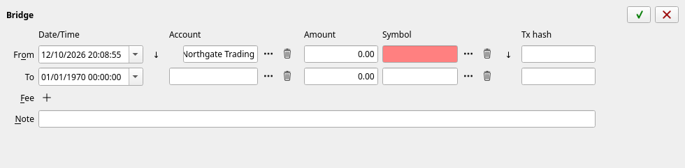 The bridge editor